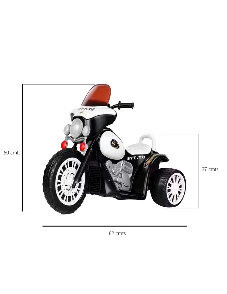 Mini-Moto Eléctrica de 3 ruedas para Niño Montable de 2 a 5 años-JU-41391