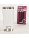 Termo de Acero inoxidable con tapa push pull de 600ML Color Blanco-TM-42883