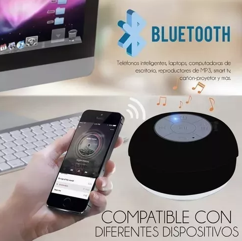 Bocina bluetooth de baño, variedad de colores xm-7130 