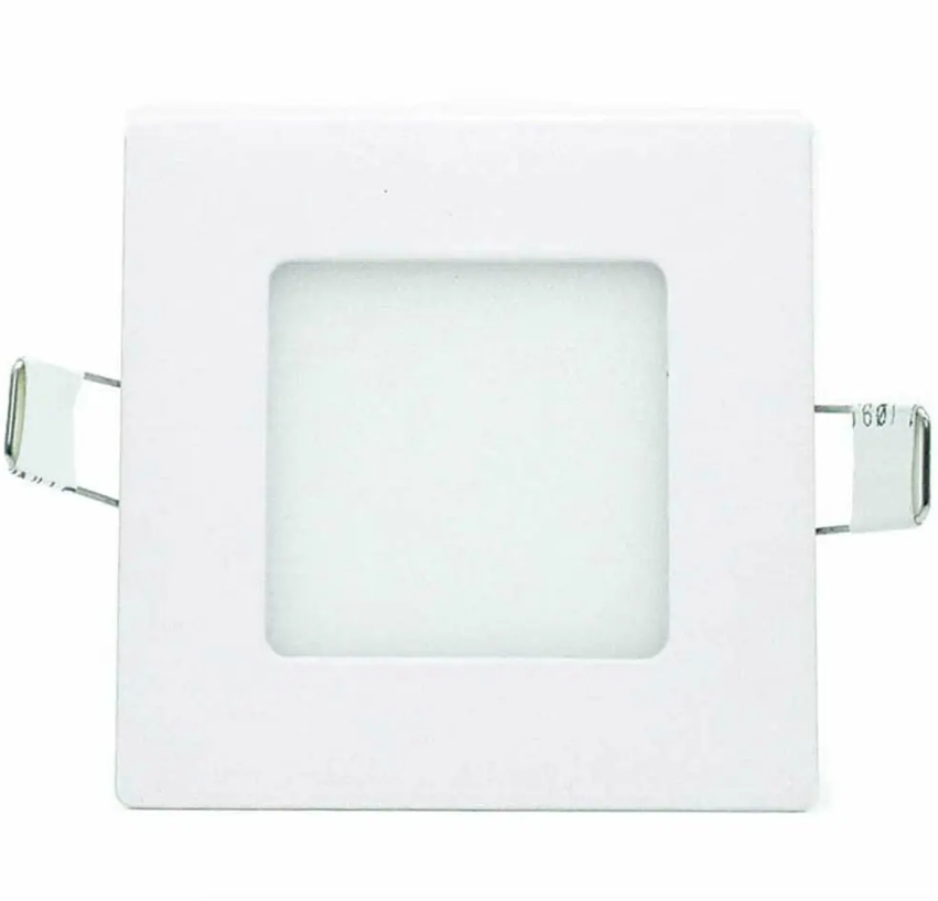 Panel led 3w cuadrado para empotrar de luz blanca JWJ 30 Watts 127w-60hz