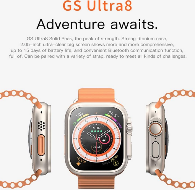 Smart Watch 8 Ultra Para IPhone Android IOS 