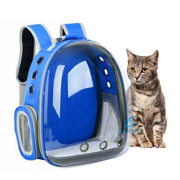 Mochila De Viaje Con Capsula Para Mascotas Vista Panorámica Seguro