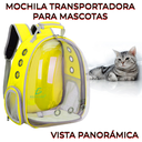 Mochila De Viaje Con Capsula Para Mascotas Vista Panorámica Seguro