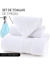 Juego de 3 toallas para baño Toalla grande: 70X140 Toalla Mediana: 35X75 Toalla chica: 35X35 Varios Colores-HG-42857-39765