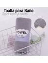 Toalla de Baño para Limpieza Facial de Fibra Medidas 35cm. x 75 cm Varios Colores-HG-42106