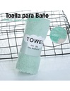 Toalla de Baño para Limpieza Facial de Fibra Medidas 35cm. x 75 cm Varios Colores-HG-42106