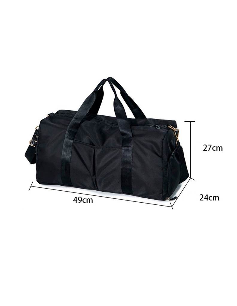 Bolsa Deportiva Multifuncional Color Negro Nailon-DP-39506