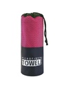 Toalla Deportiva Microfibra Color Rosa  152 x 76 cm con Bolsa de Malla-DP-42634