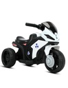 Mini moto Eléctrica Montable para Niño Color Blanco 3 a 6 años-JU-41393