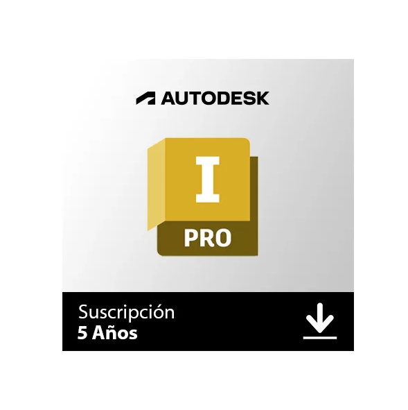 Licencia digital para descarga de Autodesk Inventor 2023, 5 Años – Suscripción Digital