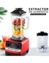 Licuadora  Silver Crest Professional Blender SC-1589 2 L Roja con vaso de abs 110V/220V - Incluye 5 accesorios-HG-41293