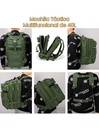 Mochila Tactica Multifuncional Impermeable de 40 Litros Color Verde-MC-39504