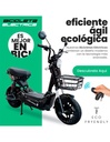 Bicicleta Eléctrica de 350 Watts Color Negro Hasta 40 km/h 4 Baterías de 12V-BE-41230