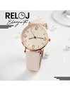 Reloj Beige para Dama de Cuarzo y Cuero Sintético Medidas de 20 cm x 3 cm-RJ-43725