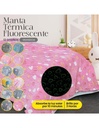 4 Mantas Térmicas Fluorecentes  para niños y niñas que Brillan en la Noche de 135x190 cm + 2 MANTAS GRATIS!!-BL-43985