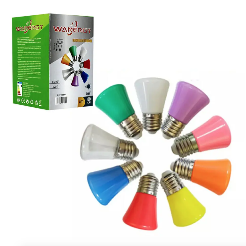 Bombilla led wanergy en forma de cono