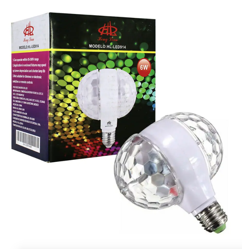 Foco giratorio led de colores Len Lion rgb 3-6w / 85-260v