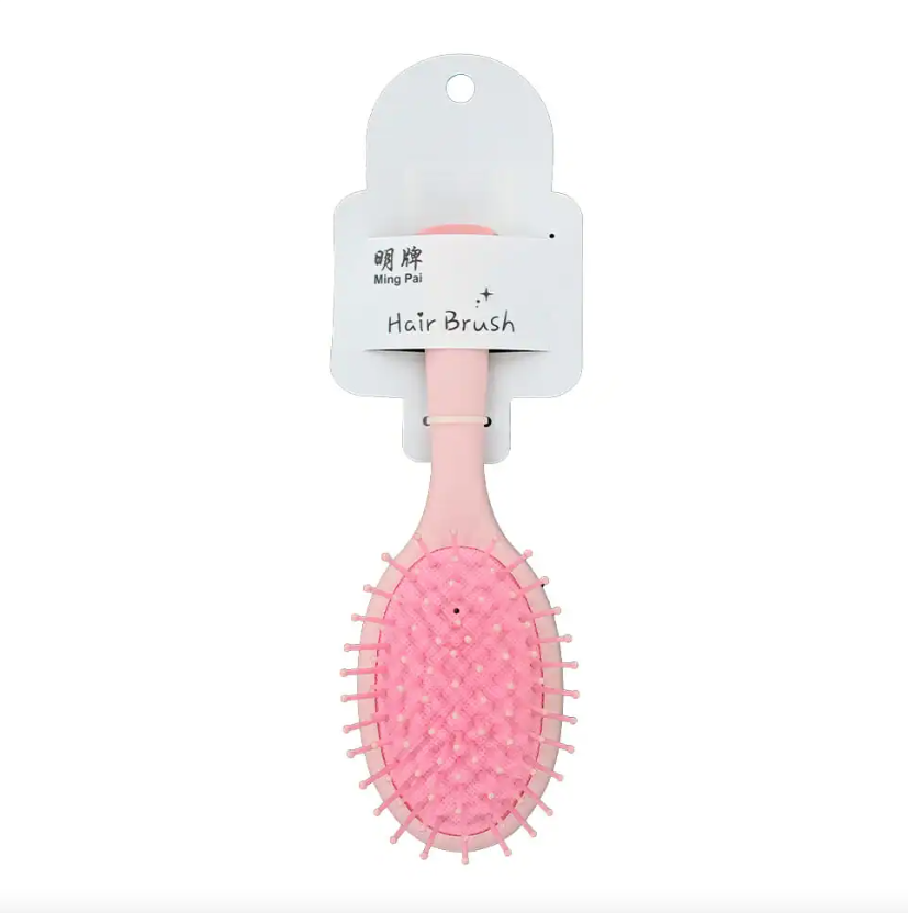 1pza Cepillo redondo hair brush de plástico, variedad de colores