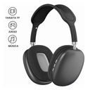 Audifono modelo P9 Inalambrico Bluetooth Diadema Cancelacion Ruido 1083 db puerto micro SD