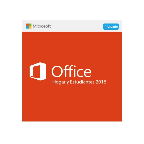 Licencia digital para descarga de Microsoft Office 2016 Hogar y Estudiantes Word, Excel, PowerPoint y OneNote para Windows 10 1 usuario