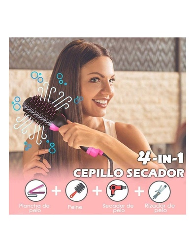 [SYB-40129] Cepillo Secador Rizador Alaciador Multifunción 4 En 1-SYB-40129