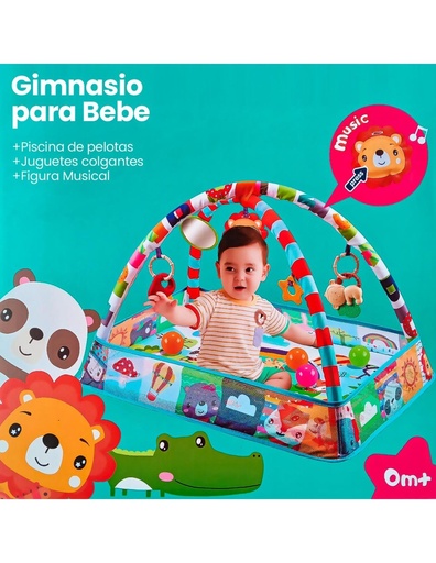 [JU-42460] Gimnasio para bebe + Piscina De Pelotas para Bebes-JU-42460