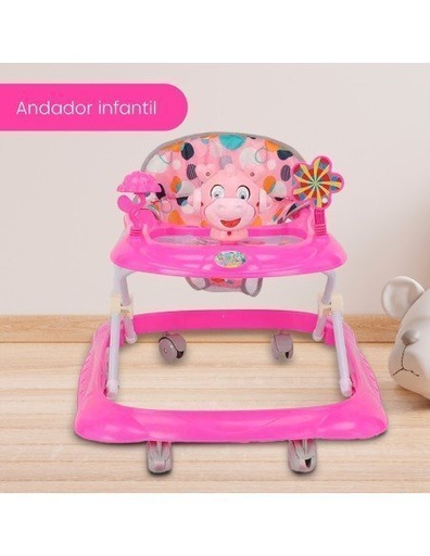 [BB-40530] Andadera para niña Color Rosa de 6 a 18 meses de edad  Máximo 12 kilos-BB-40530