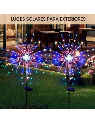 [LD-41475] Luces Solares para Jardín de Carga Solar Impermeables Varios Colores-LD-41475