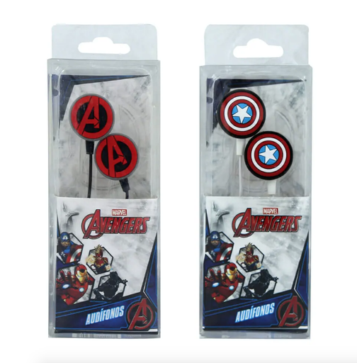 [AUD-JO2001] Audífonos alámbricos con diseño de avengers, variedad de diseños / h-ab41 