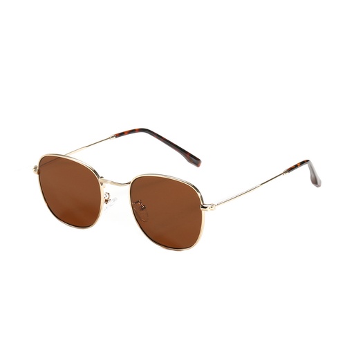 [MDA-NJ8003] Lentes De Sol De Metal Con Montura Nueva De Estilo Coreano color golden