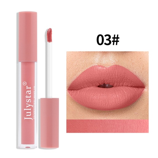 [SYB-NJ1191] 1pza Brillo labial rosa # 3 Julystar